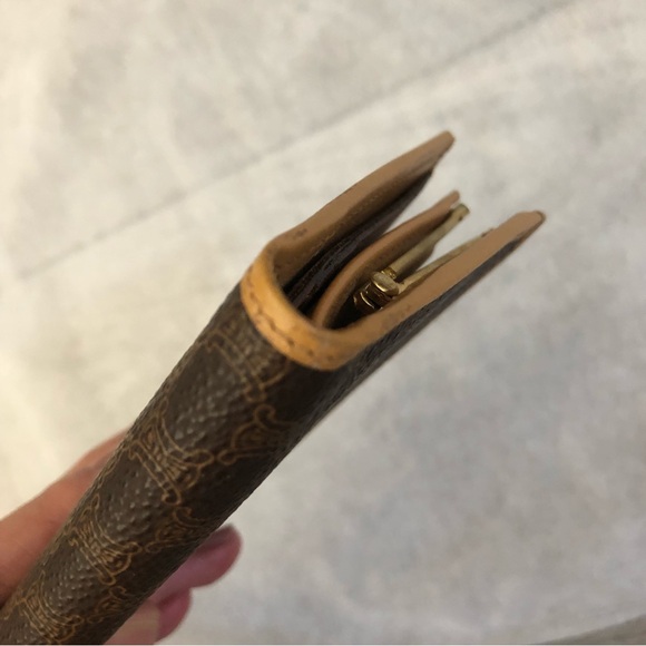 Vintage Celine Macadam Compact Wallet - Picture 6 of 16